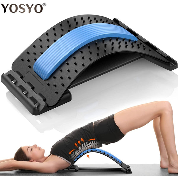 Back Stretcher, Lumbar Back Cracker Board Pain Relief Device.